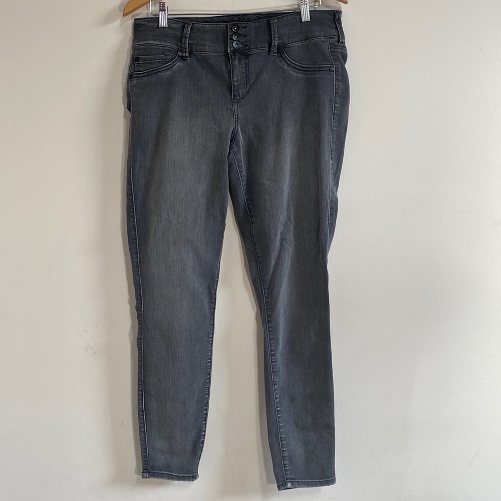 Torrid black gray skinny jeans